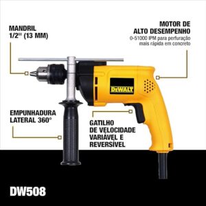 Furadeira de Impacto DeWALT 800W 12 (13mm) (4)