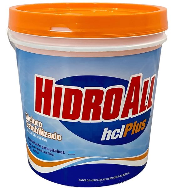 hidroall hcl plus dicloro estabilizado, cloro granulado-Photoroom
